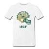 Tecmo Bowl | USF Distressed Logo Color - white