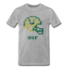 Tecmo Bowl | USF Distressed Logo Color - heather gray