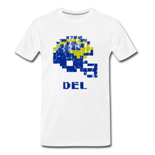  Tecmo Bowl | Delaware Distressed Logo Color - white