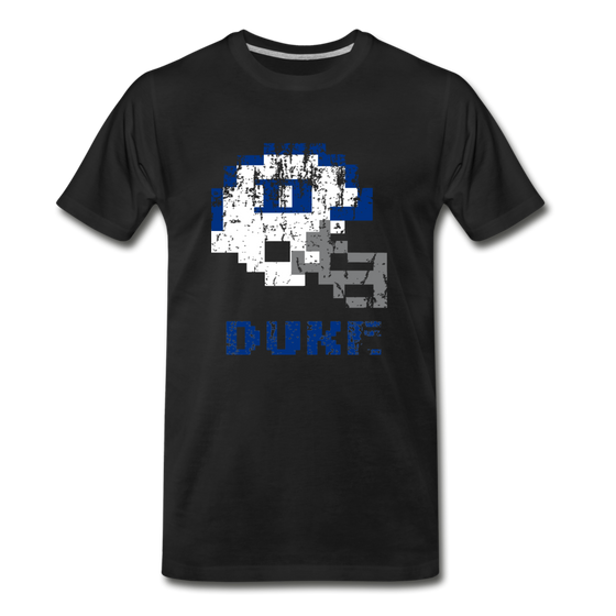 Tecmo Bowl | Duke Distressed Logo Color - black