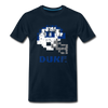 Tecmo Bowl | Duke Distressed Logo Color - deep navy