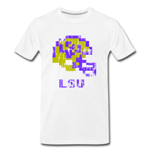  Tecmo Bowl | LSU Distressed Logo Color - white