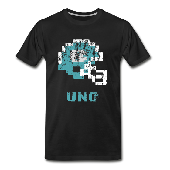 Tecmo Bowl | UNC Distressed Logo Color - black