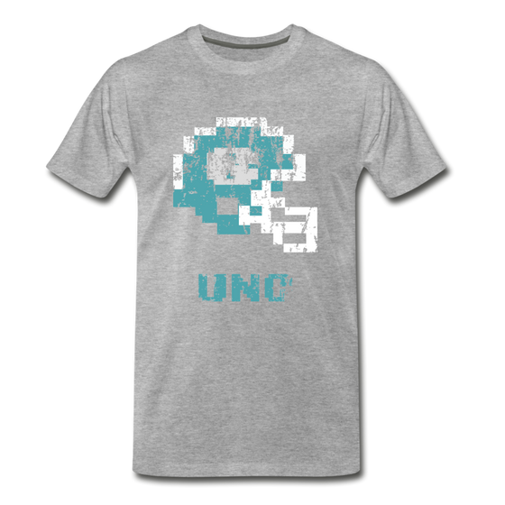 Tecmo Bowl | UNC Distressed Logo Color - heather gray