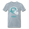 Tecmo Bowl | UNC Distressed Logo Color - heather ice blue