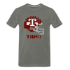 Tecmo Bowl | Texas A&M Distressed Logo Color - asphalt gray