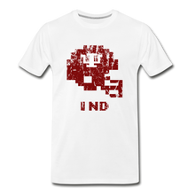  Tecmo Bowl | Indiana Distressed Logo Color - white