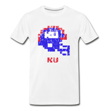  Tecmo Bowl | Kansas Distressed Logo Color - white