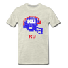 Tecmo Bowl | Kansas Distressed Logo Color - heather oatmeal