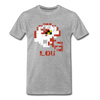 Tecmo Bowl | Louisville Distressed Logo Color - heather gray