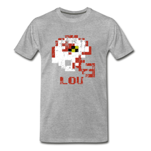  Tecmo Bowl | Louisville Distressed Logo Color - heather gray