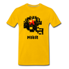 Tecmo Bowl | Maryland Distressed Logo Color - sun yellow