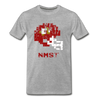 Tecmo Bowl | New Mexico State Distressed Logo Color - heather gray
