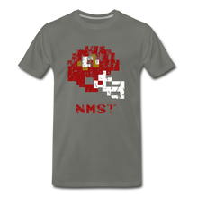  Tecmo Bowl | New Mexico State Distressed Logo Color - asphalt gray