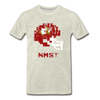 Tecmo Bowl | New Mexico State Distressed Logo Color - heather oatmeal