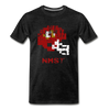 Tecmo Bowl | New Mexico State Distressed Logo Color - charcoal gray