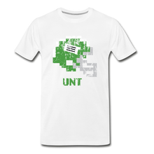  Tecmo Bowl | University Of North Texas Distressed Logo Color - white