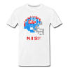 Tecmo Bowl | Ole Miss Distressed Logo Color - white