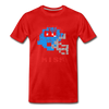 Tecmo Bowl | Ole Miss Distressed Logo Color - red