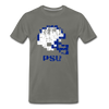 Tecmo Bowl | Penn State Distressed Logo Color - asphalt gray