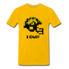 Tecmo Bowl | Iowa Distressed Logo Color - sun yellow