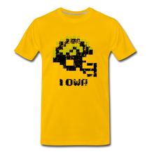  Tecmo Bowl | Iowa Distressed Logo Color - sun yellow