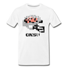 Tecmo Bowl | Oklahoma State DIstressed Logo Color - white