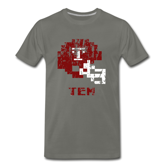 Tecmo Bowl | Temple - asphalt gray