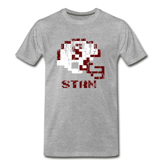 Tecmo Bowl | Standford Distressed Logo Color - heather gray