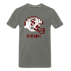 Tecmo Bowl | Standford Distressed Logo Color - asphalt gray