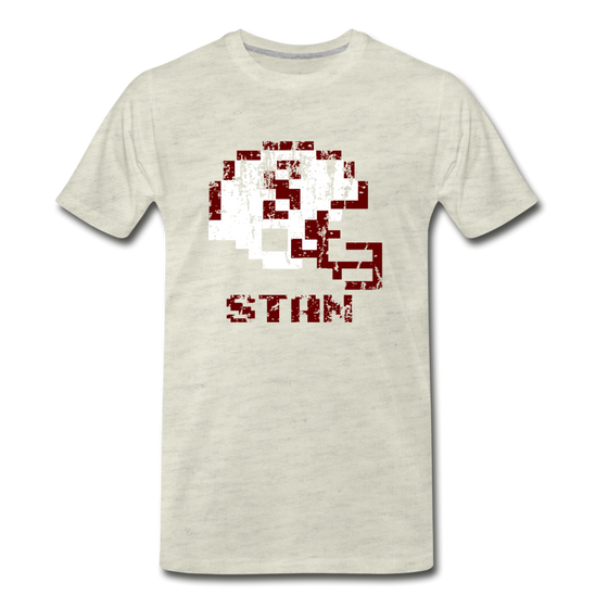 Tecmo Bowl | Standford Distressed Logo Color - heather oatmeal