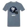 Tecmo Bowl | Utah State Distressed Logo - steel blue