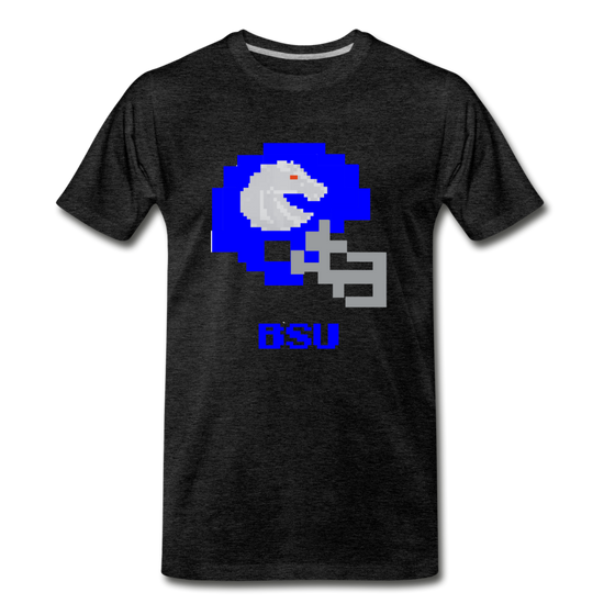 Tecmo Bowl | Boise State Classic Logo Color - charcoal gray