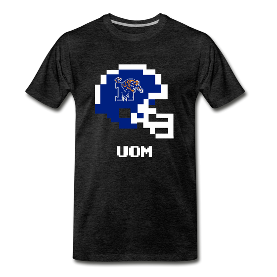 Tecmo Bowl | Memphis Classic Logo - charcoal gray