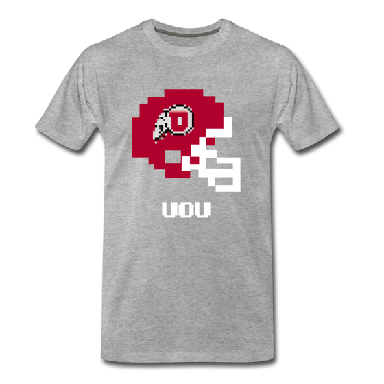 Tecmo Bowl | Utah Classic Logo - heather gray