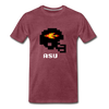 Tecmo Bowl | ASU Classic Logo - heather burgundy