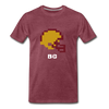 Tecmo Bowl | Boston College Classic Logo - heather burgundy