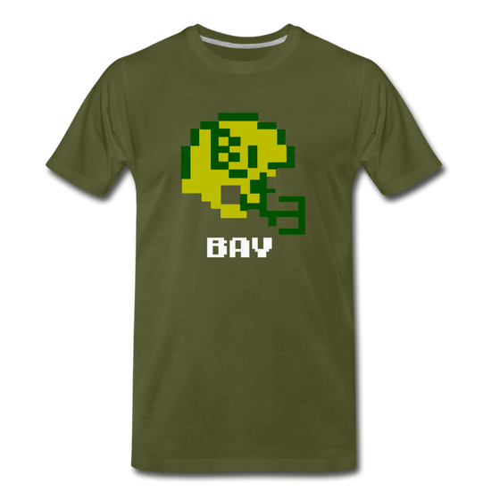 Tecmo Bowl | Baylor Classic Logo - olive green