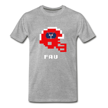  Tecmo Bowl | Florida Atlantic Classic Logo - heather gray