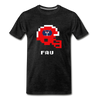 Tecmo Bowl | Florida Atlantic Classic Logo - charcoal gray