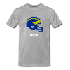 Tecmo Bowl | Delaware Classic Logo - heather gray