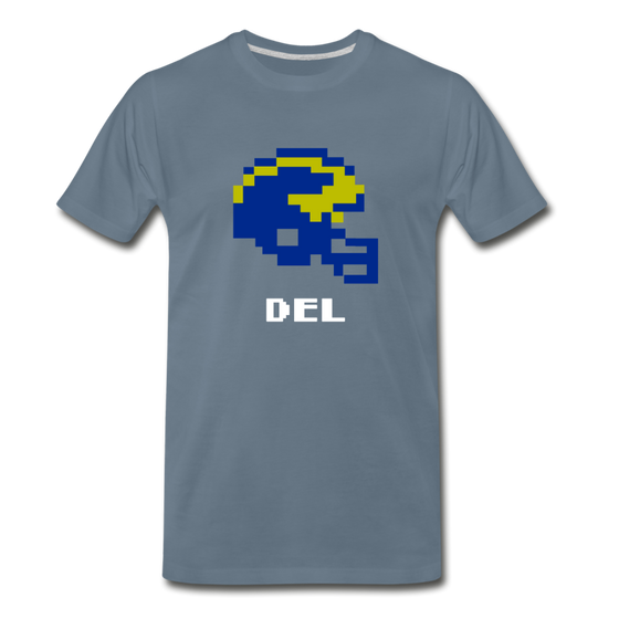 Tecmo Bowl | Delaware Classic Logo - steel blue