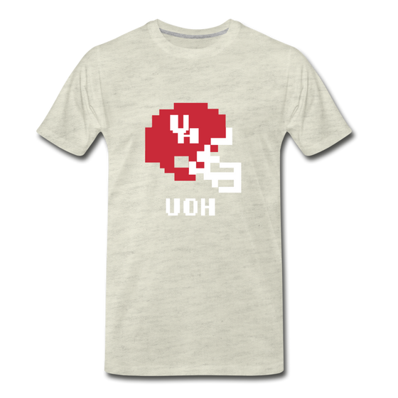 Tecmo Bowl | University Of Houston Classic Logo - heather oatmeal