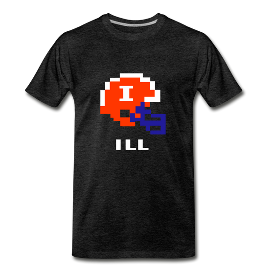 Tecmo Bowl | University of Illinois Classic logo - charcoal gray