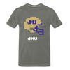 Tecmo Bowl | James Madison University Classic Logo - asphalt gray