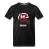 Tecmo Bowl | Mississippi State Classic Logo - charcoal gray