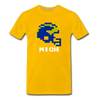 Tecmo Bowl | Michigan Classic Logo - sun yellow
