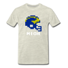 Tecmo Bowl | Michigan Classic Logo - heather oatmeal