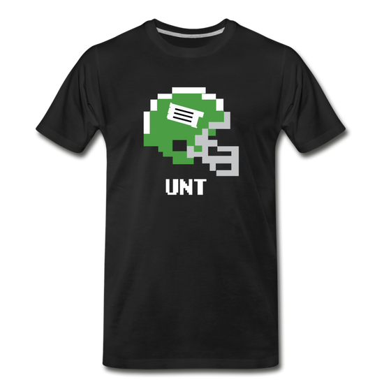 Tecmo Bowl | University Of North Texas Classic Logo Green - black