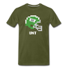 Tecmo Bowl | University Of North Texas Classic Logo Green - olive green